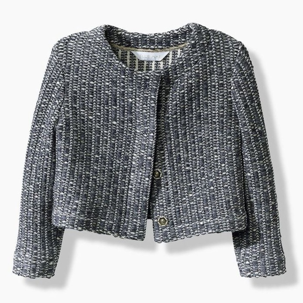 Ellie Mae Dee Dee Jacket Knit Cardigan Grey